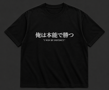 HANUMACE™ Toji Instinct Oversized Tee – Black Edition