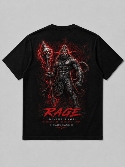 HANUMACE Divine Rage Oversized T-Shirt