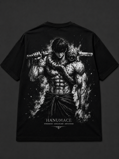 HANUMACE™ Toji Instinct Oversized Tee – Black Edition